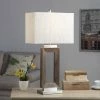 Outlet 😉 StyleCraft Home Collection StyleCraft Eamon Moulded Hollow Rectangle Table Lamp With Brushed Steel Accents ✨
