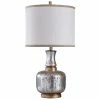 Deals 🧨 StyleCraft Home Collection StyleCraft Eirian Antique Silver And Copper Table Lamp - White Shade 🔥