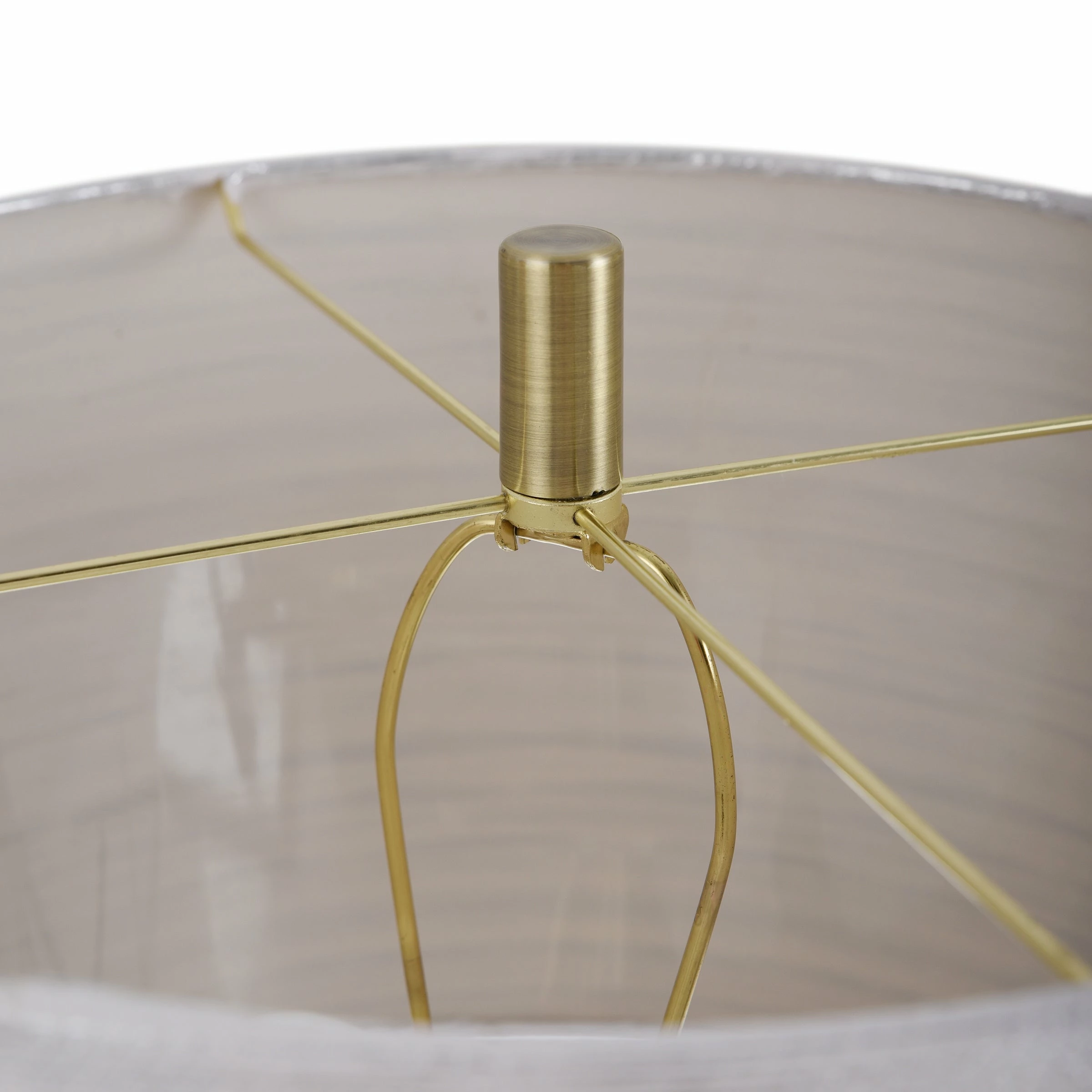 Outlet π StyleCraft Home Collection StyleCraft Elmsdale Slim Brushed Brass Table Lamp With Custom Fabric Shade And Round Black Pedestal Base βοΈ - Image 6