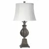Flash Sale 🌟 StyleCraft Home Collection StyleCraft Finn Cafe Grey Ribbed Bulb Table Lamp 😉