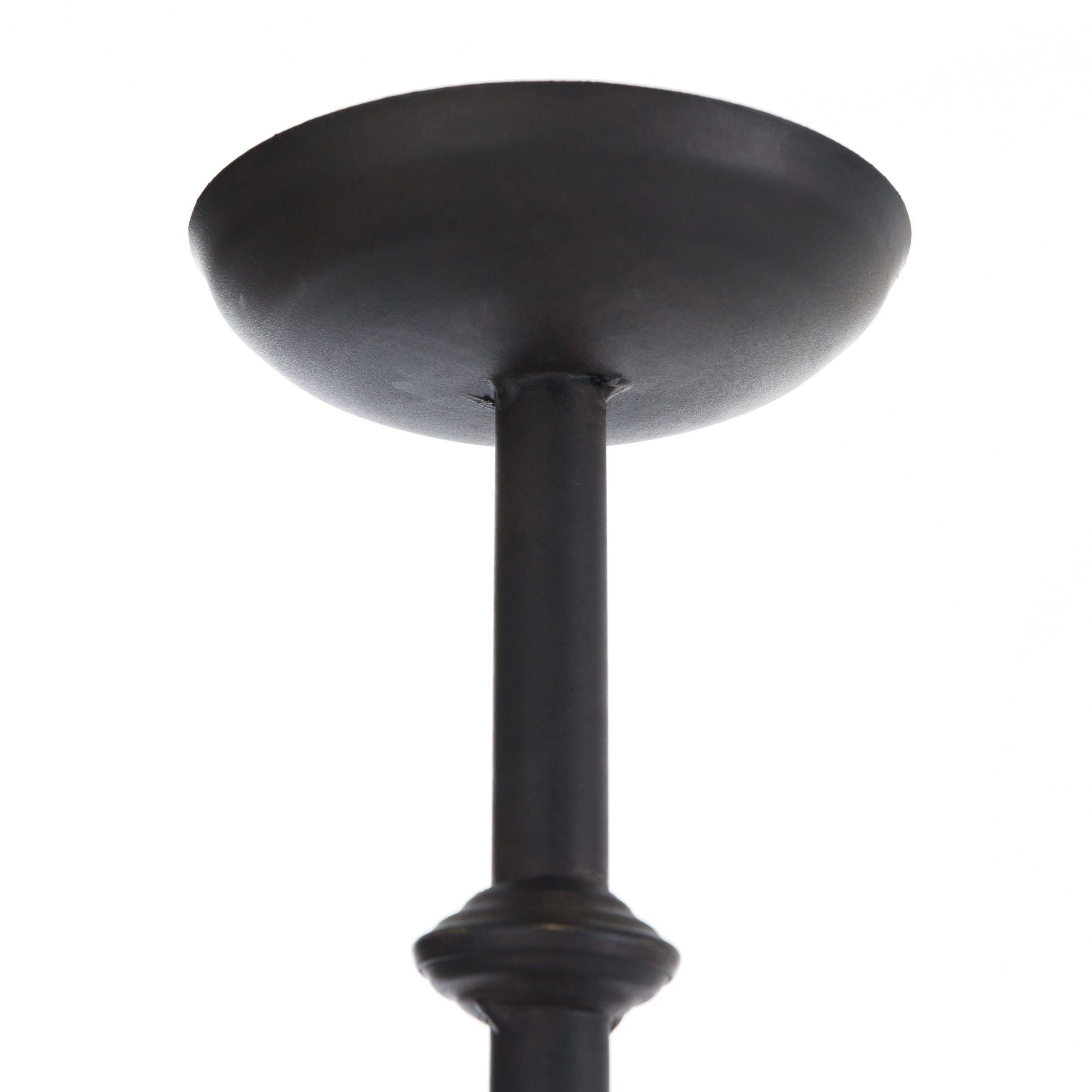 Best Sale 🛒 StyleCraft Home Collection StyleCraft Fireside 27-inch Tri Foot Knob Detail Metal Candle Holder With Plate 🌟 - Image 4