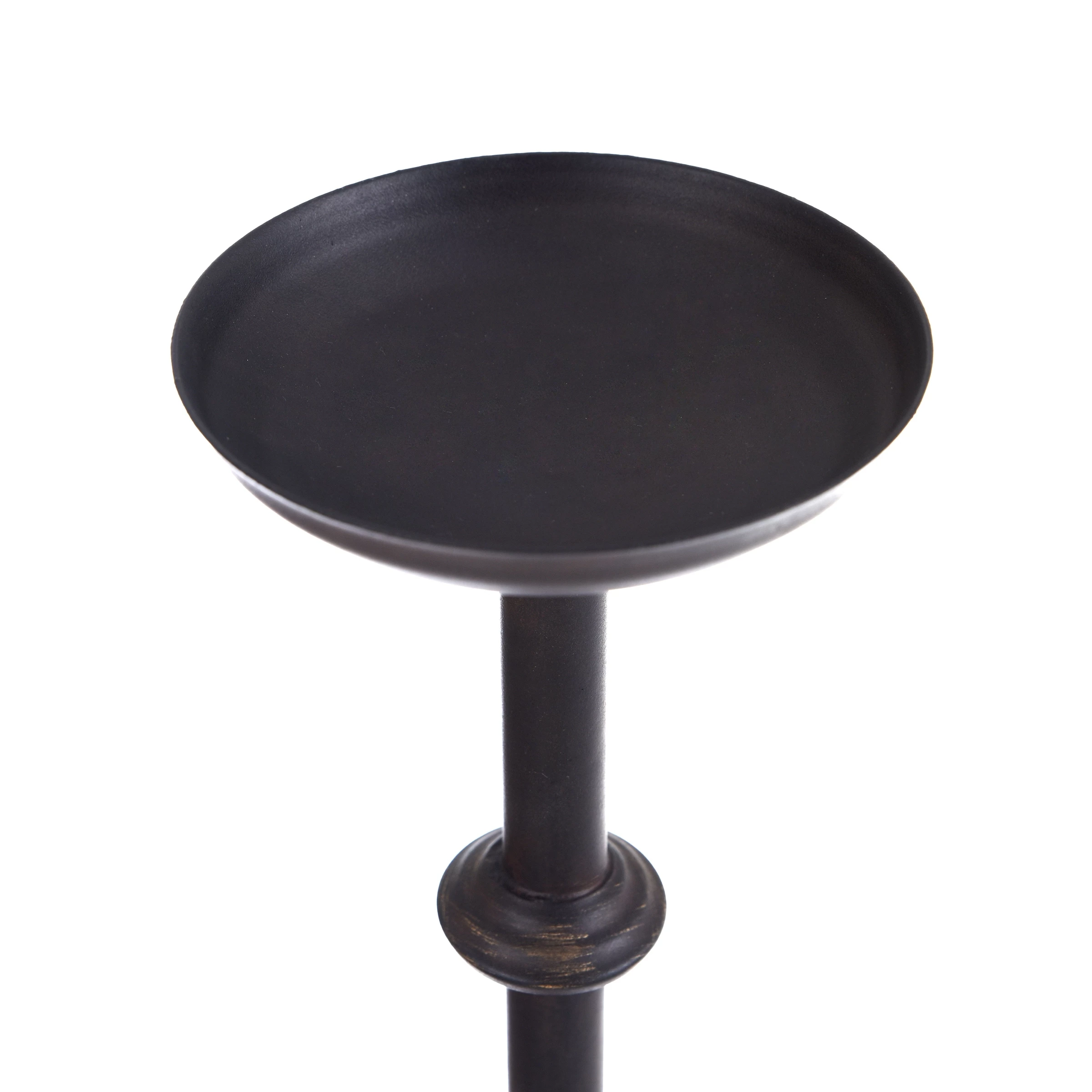 Best Sale 🛒 StyleCraft Home Collection StyleCraft Fireside 27-inch Tri Foot Knob Detail Metal Candle Holder With Plate 🌟 - Image 5