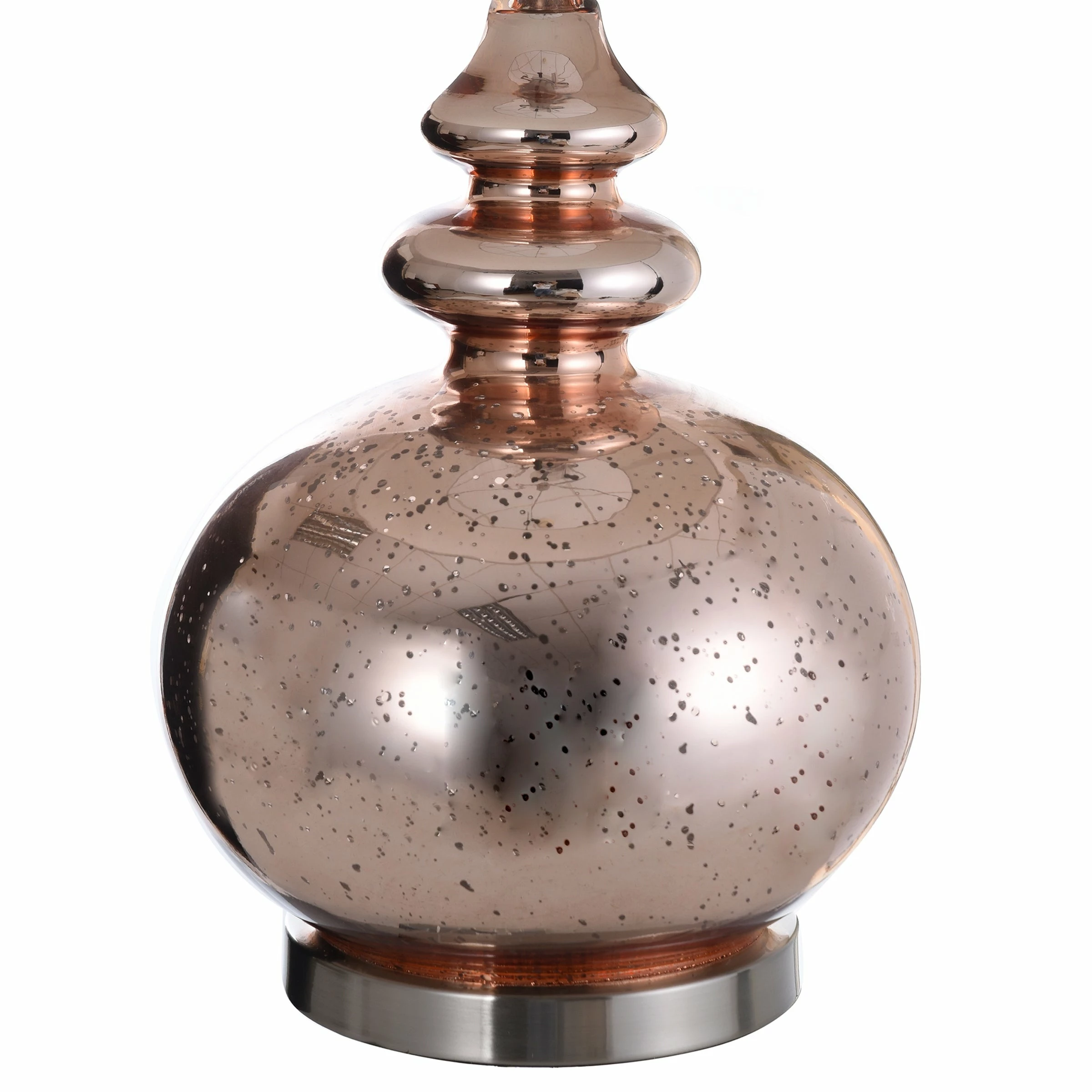 Budget ๐ฏ StyleCraft Home Collection StyleCraft Gemvara Rose Gold Table Lamp - Beige Designer Print Hardback Fabric Shade ๐ - Image 4