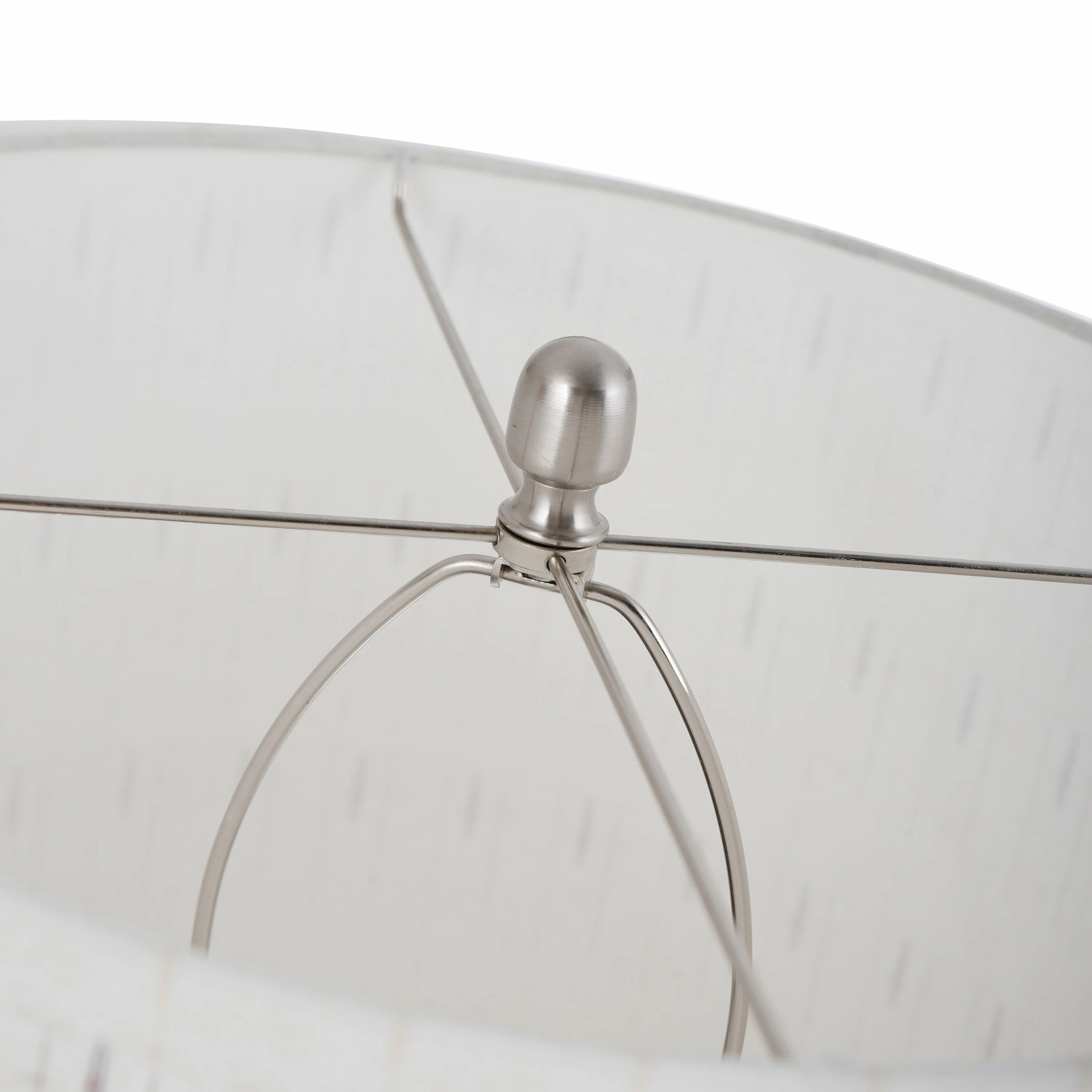 Budget ๐ฏ StyleCraft Home Collection StyleCraft Gemvara Rose Gold Table Lamp - Beige Designer Print Hardback Fabric Shade ๐ - Image 6