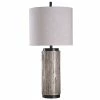 Hot Sale 🥰 StyleCraft Home Collection StyleCraft Hala Black And Silver Table Lamp - Grey Shade 👏