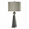 Top 10 🛒 StyleCraft Home Collection StyleCraft Hargis Gray And Chrome Accent Table Lamp - Taupe Hardback Fabric Shade 🧨