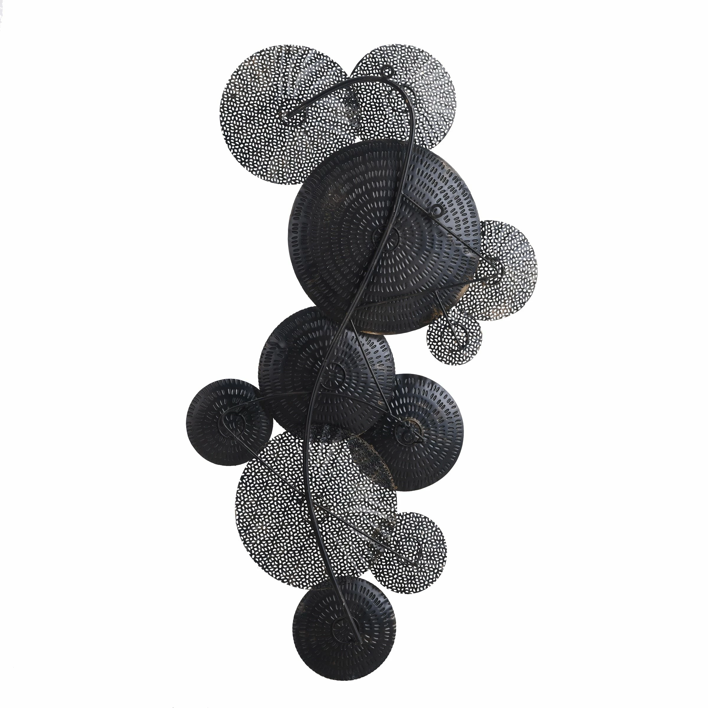 Outlet โญ StyleCraft Home Collection StyleCraft Lazer Cut Lillies Multi-Color Metal Wall Art ๐ - Image 5