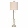 Best Pirce 🔔 StyleCraft Home Collection StyleCraft Majestic & Brushed Steel Table Lamp - White Hardback Fabric Shade ⭐