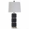Cheap 🎉 StyleCraft Home Collection StyleCraft Malta Black And Clear Diamond Cute Acrylic With Brushed Brass Metal Table Lamp 🎁