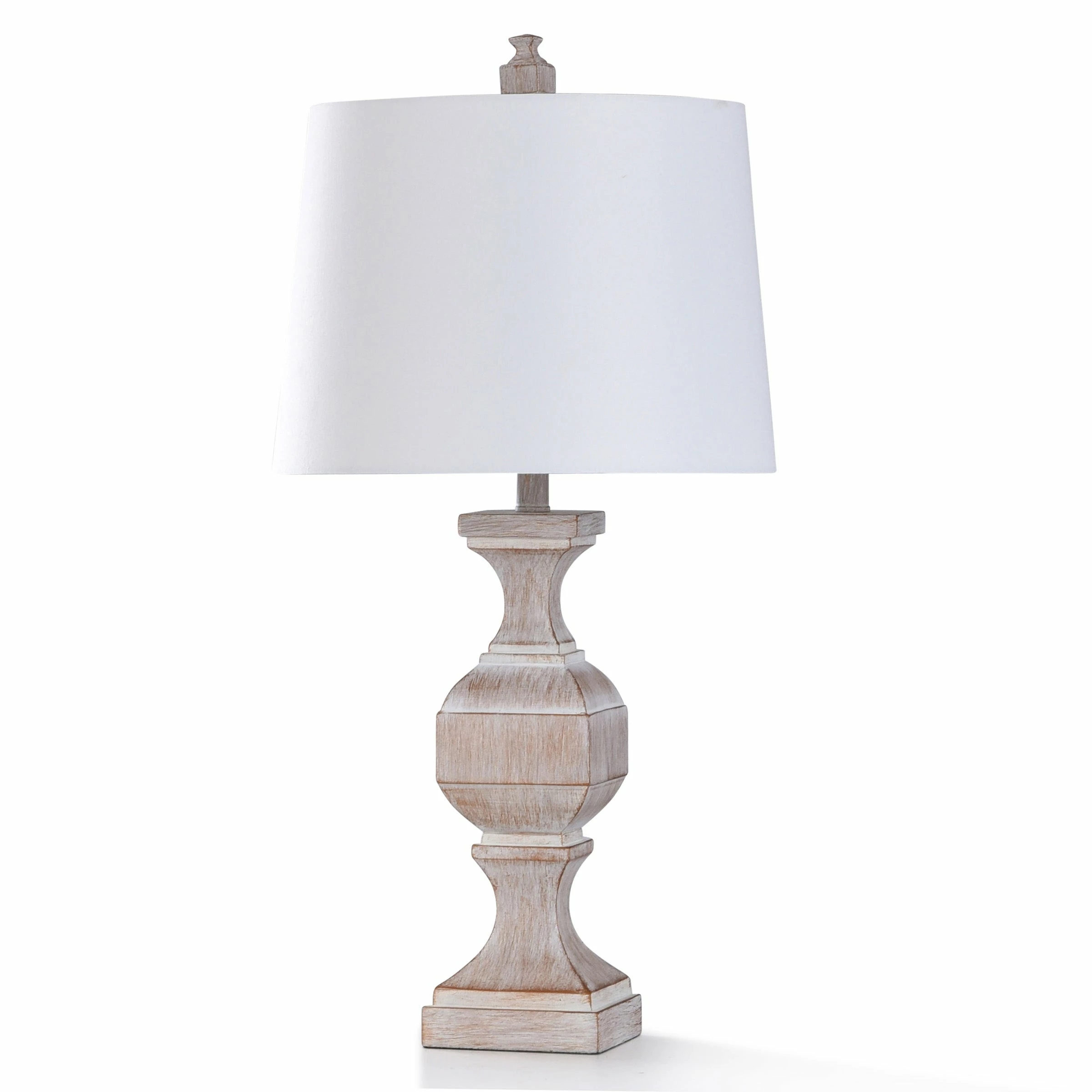 Wholesale ๐งจ StyleCraft Home Collection StyleCraft Malta Washed Cream Stone Colored Resin Table Lamp โจ