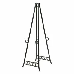 New ⌛ StyleCraft Home Collection StyleCraft Metal Adjustable Floor Dark Bronze Double Easel - 20 Inches 🧨