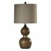 Top 10 😀 StyleCraft Home Collection StyleCraft Mizoram Natural Wood And Antique Brass Table Lamp - Beige Hardback Fabric Shade 🔔
