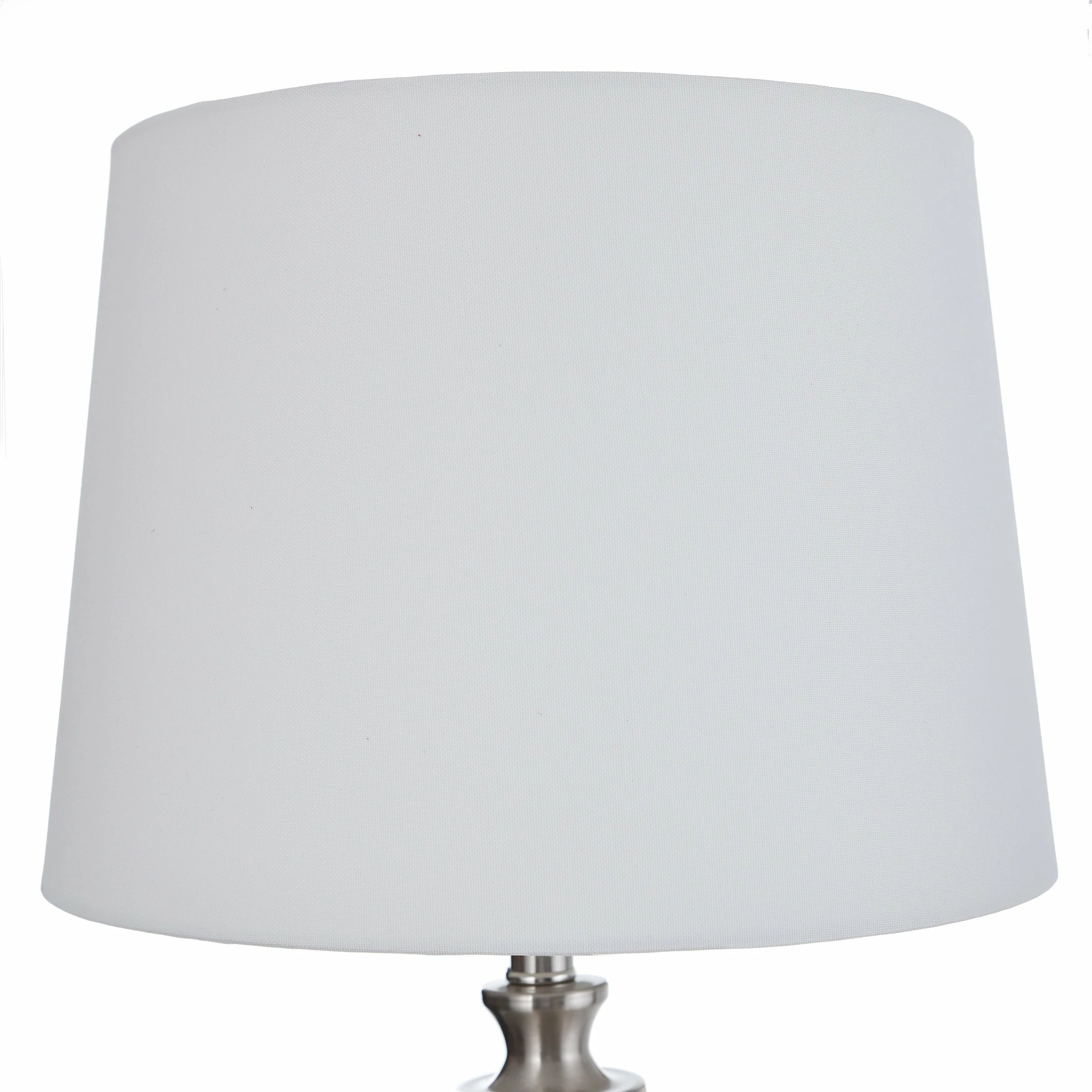 New π€© StyleCraft Home Collection StyleCraft Northbay Long Mercury Glass Table Lamp - White Hardback Fabric Shade π - Image 5