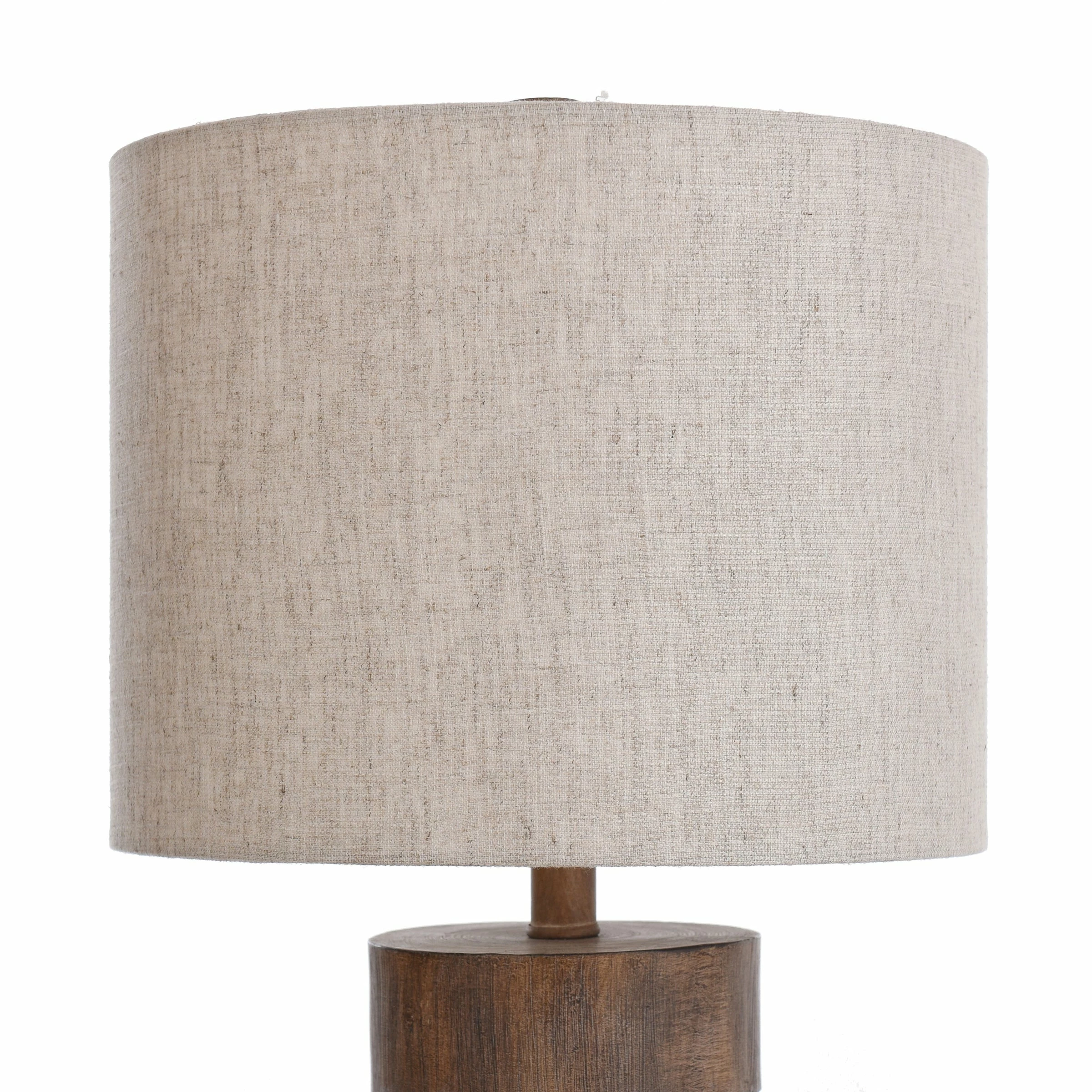Best Sale π StyleCraft Home Collection StyleCraft Roanoke Ribbed Wood Round Moulded Table Lamp π - Image 3