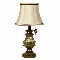 Top 10 👏 StyleCraft Home Collection StyleCraft Salerno Antique Gold Table Lamp - Cream Fabric Shade 🎉