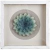 Cheapest 🤩 StyleCraft Home Collection StyleCraft Shadow Hello Friend III Inner Blue Iron Flower Shadowbox Wall Art - Multi-Color 🎁