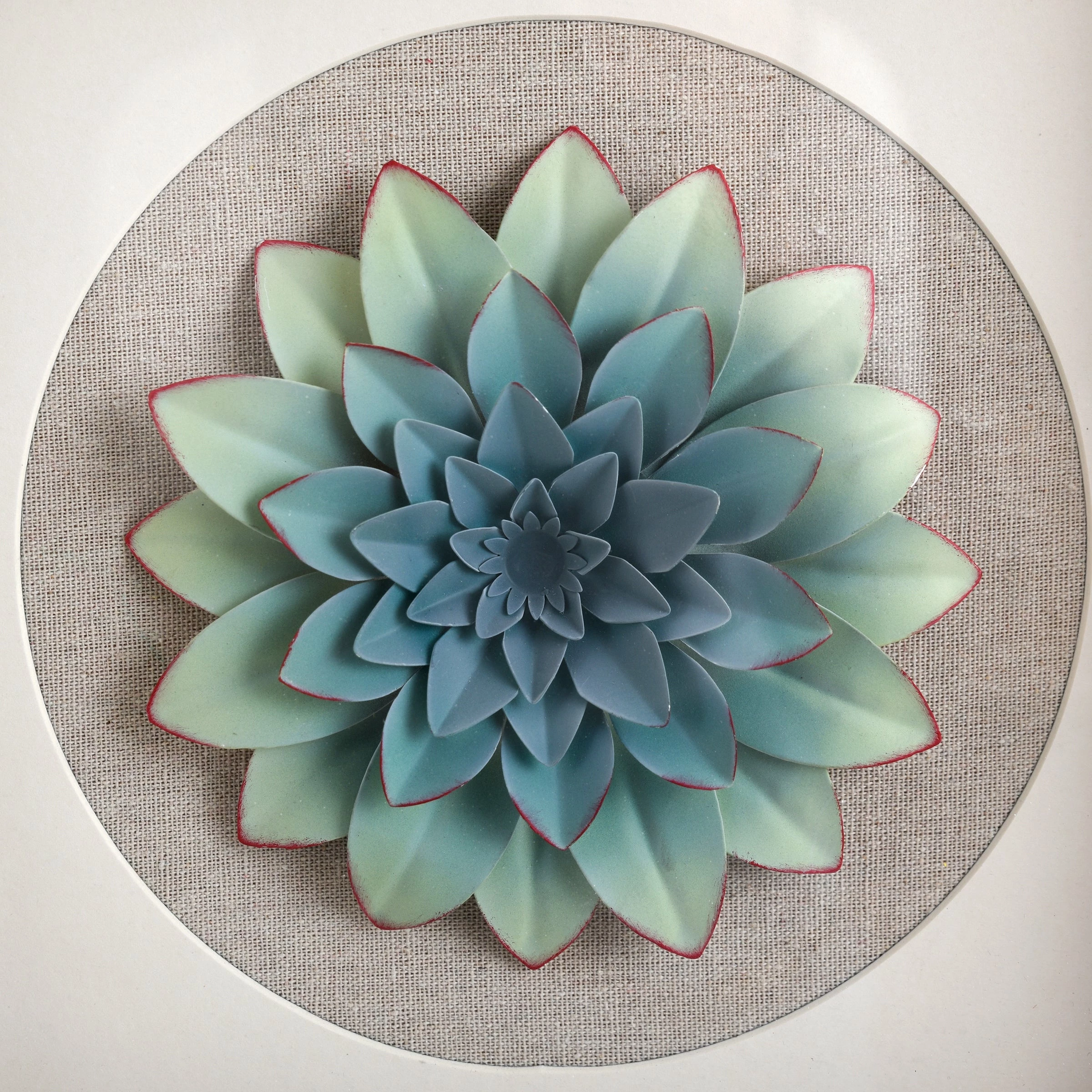 Cheapest 🤩 StyleCraft Home Collection StyleCraft Shadow Hello Friend III Inner Blue Iron Flower Shadowbox Wall Art - Multi-Color 🎁 - Image 4