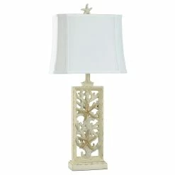 Cheapest 🌟 StyleCraft Home Collection StyleCraft South Cove Weathered Cream Starfish Table Lamp ✨