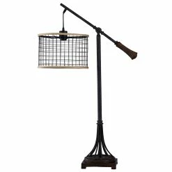 Best deal ✔️ StyleCraft Home Collection StyleCraft Textured Bronze And Black Armed Table Lamp - Bronze Shade ✨