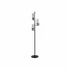 Best reviews of 🔔 StyleCraft Home Collection StyleCraft Three Arm Satin Black Floor Lamp - Clear Ribbed Glass Shades 🎁