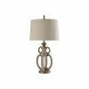 Promo 🥰 StyleCraft Home Collection StyleCraft Tuscana Cream Table Lamp - Beige Hardback Shade 😍