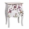 Best reviews of 👍 StyleCraft Home Collection StyleCraft Two Drawer Butterfly White Hand-Painted Accent Table 🌟