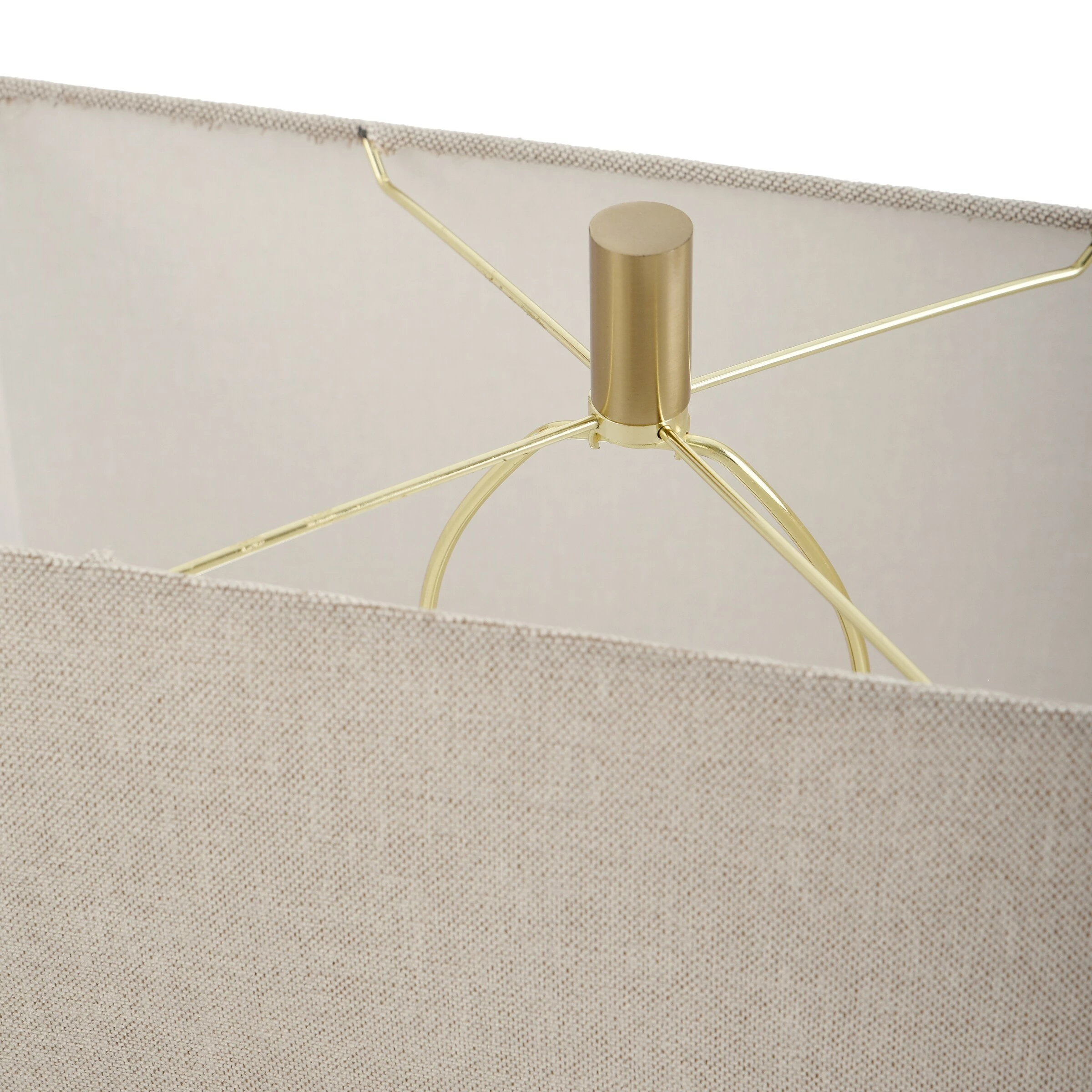 Flash Sale π₯° StyleCraft Home Collection StyleCraft Ulster White Steel Ring Table Lamp With Marble Insert π - Image 6