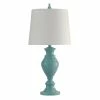 Best Pirce 😀 StyleCraft Home Collection StyleCraft Vega Table Lamp With White Hardback Fabric Shade Ocean Blue 🔔