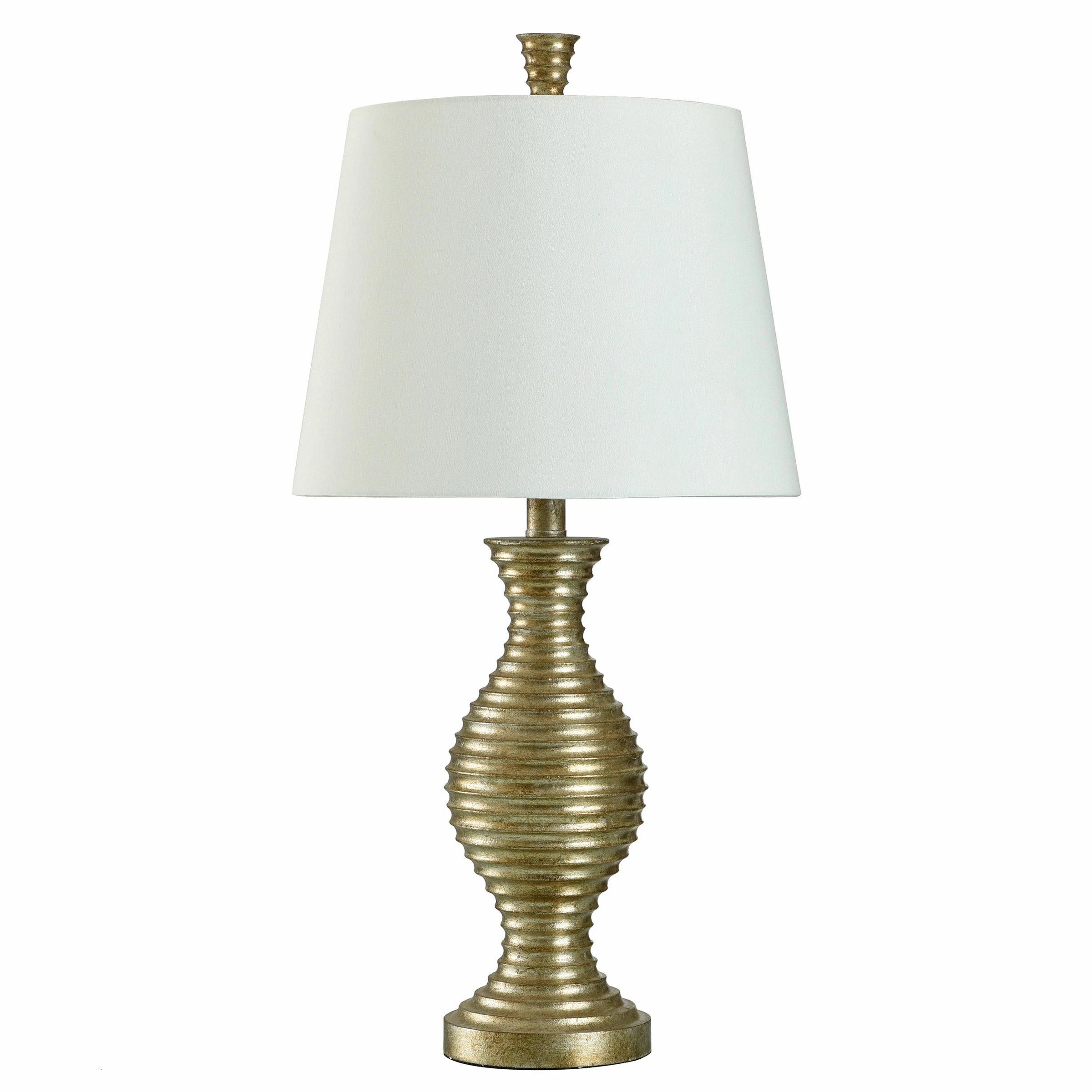 Buy π StyleCraft Home Collection StyleCraft Vintage Gold Table Lamp - Whisper White Shade β