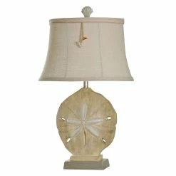 Coupon ๐ StyleCraft Home Collection StyleCraft Vipiteno Sandstone Silver Table Lamp - White Softback Fabric Shade ๐