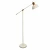 Promo ✨ StyleCraft Home Collection StyleCraft White Floor Lamp - White Metal Shade 🛒