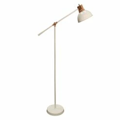 Promo ✨ StyleCraft Home Collection StyleCraft White Floor Lamp - White Metal Shade 🛒