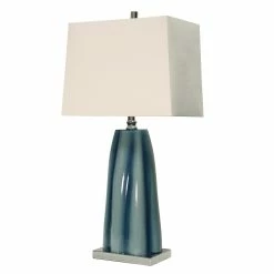 Discount 😀 StyleCraft Home Collection StyleCraft William Magnum Diamond Shoals Table Lamp - White Hardback Fabric Shade ✨