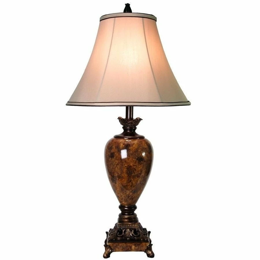 Coupon 💯 StyleCraft Home Collection StyleCraft Trieste Brown Table Lamp 🎉 - Image 2