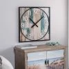 Best reviews of ⭐ StyleCraft Home Collection StyleCraft Weathered Matte Square Framed Take Time Wall Clock With Metal Detail 👍