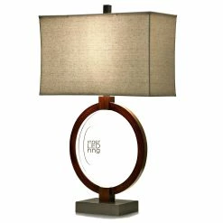Best deal 🧨 StyleCraft Home Collection StyleCraft Wellwood Rust Table Lamp - White Softback Fabric Shade 🥰