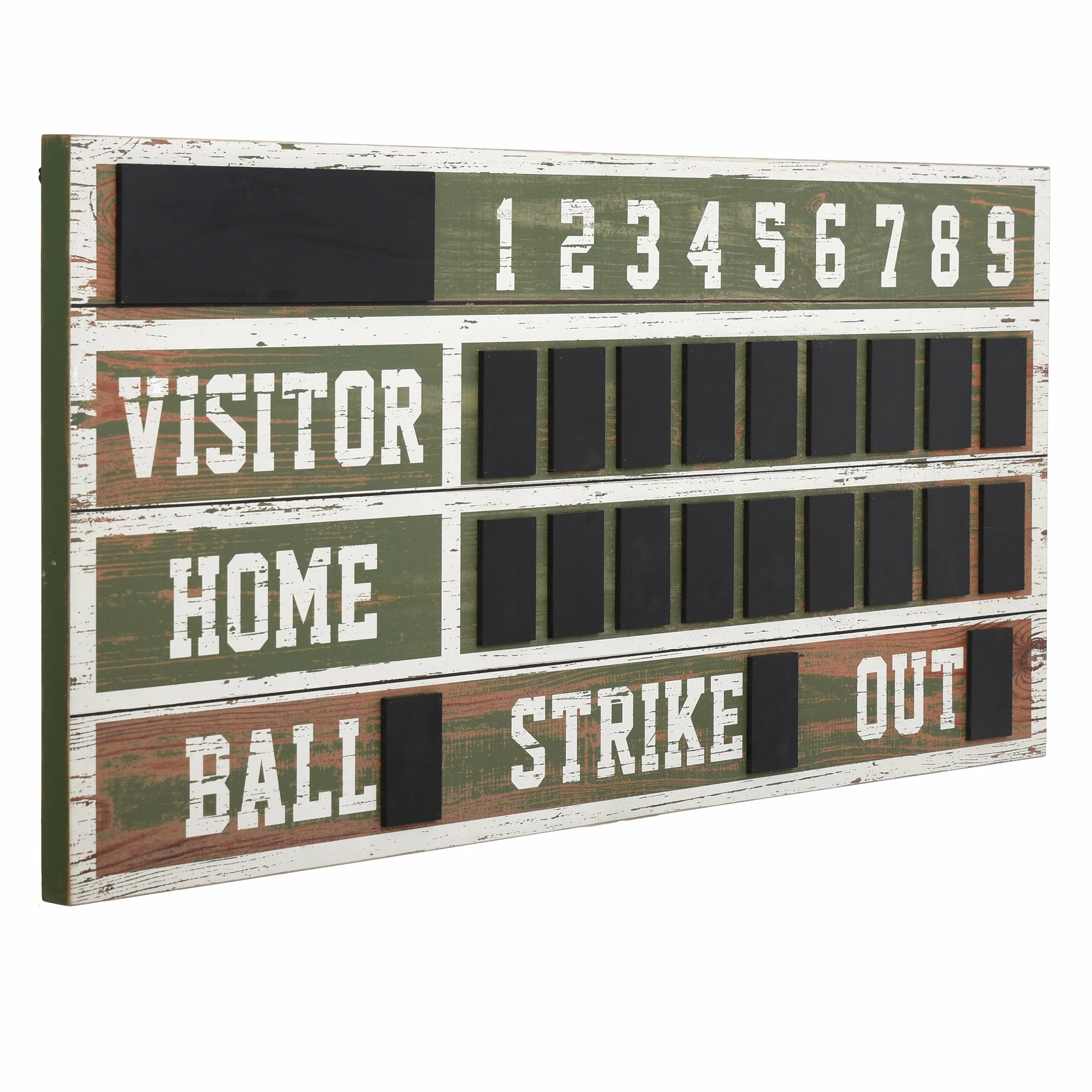 Outlet π StyleCraft Home Collection StyleCraft Wooden Scoreboard Wall DΓ©cor π― - Image 2