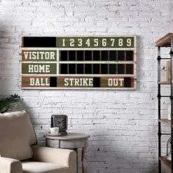 Outlet 🌟 StyleCraft Home Collection StyleCraft Wooden Scoreboard Wall Décor 💯
